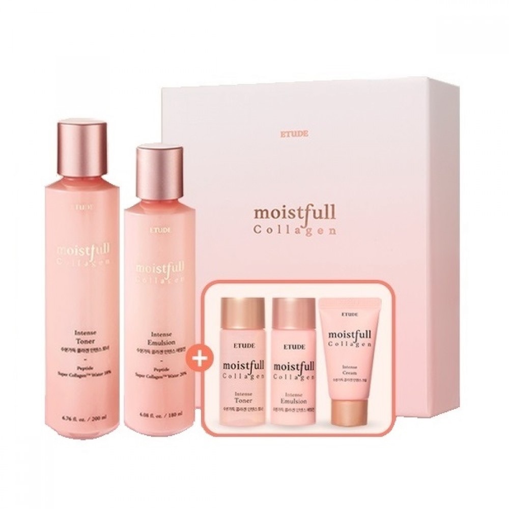 Etude moisture collagen cleanser set